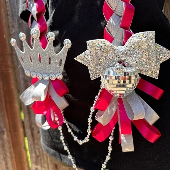 Disco Ball Birthday Graduation Lei Senior Anniversary Custom Made All colors - Picture 11 of 17